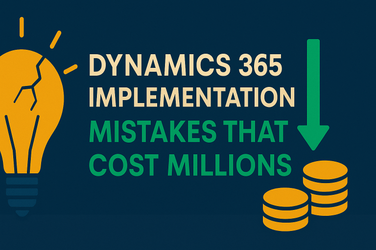 Dynamics 365 Implementation Mistakes That Cost Millions